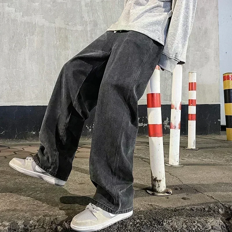 Calças Jeans Masculinas Estilo - Streetwear Brand Denim avaliação e preço